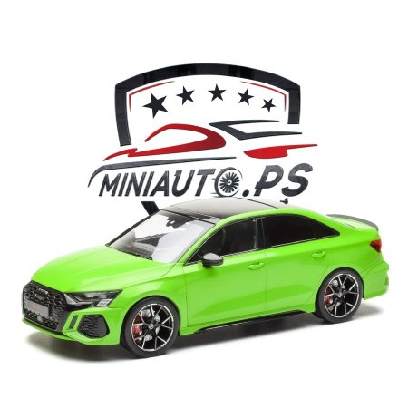 اودي Audi RS3 Limousine Green MCG قياس 1/18 إصدار IXO 